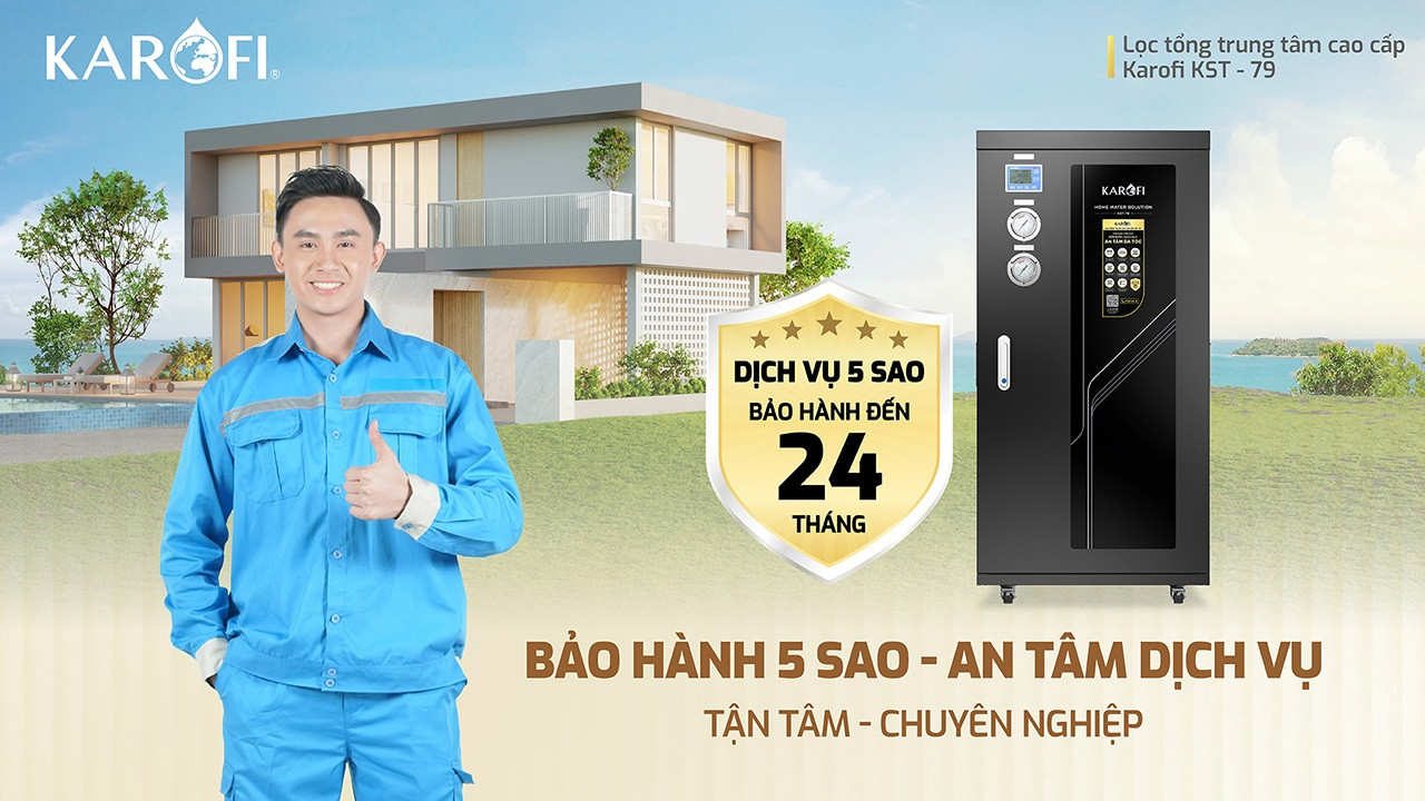 Lọc Tổng Trung Tâm Cao Cấp Karofi KST-79